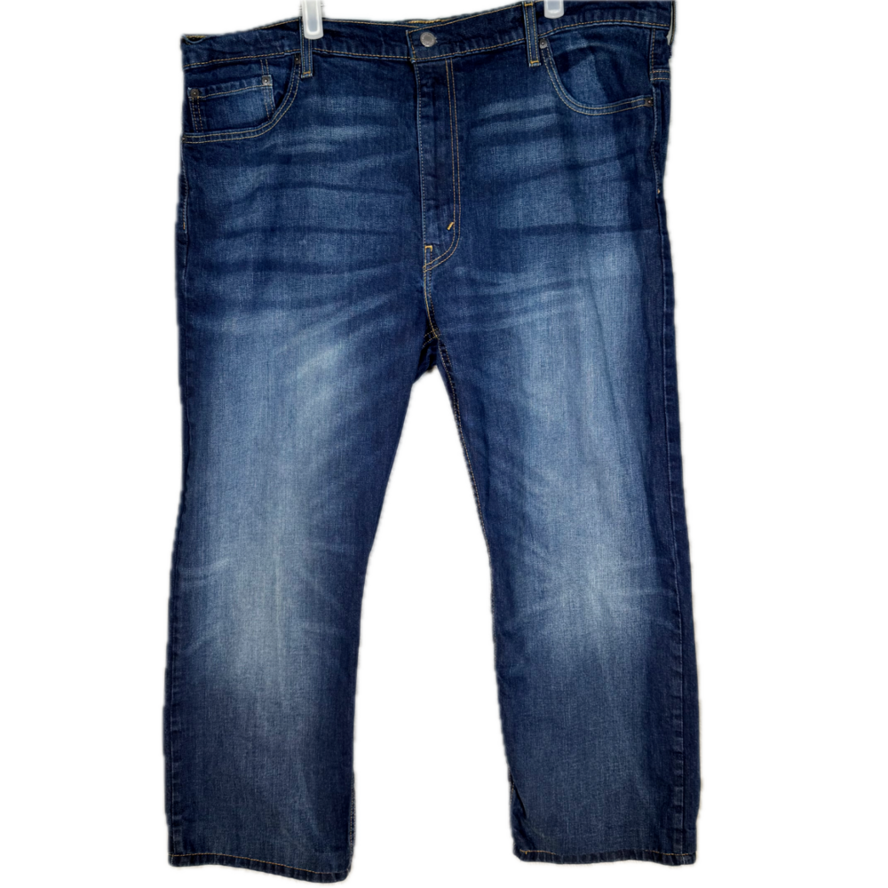 Levi’s 569 Men’s Jeans 42x30 Blue Denim Loose Straight Leg 100% Cotton Zip Fly